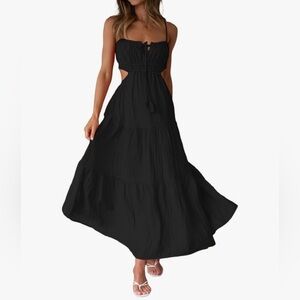 Merokitty black dress, fits S/M, euc